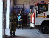 Из-за пожара на улице Советской в Пскове эвакуировали 10 жильцов