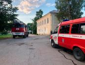 В Пскове произошёл пожар в старом здании морга
