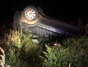 Автомобиль вылетел в кювет в Псковском районе