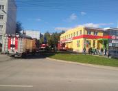 Пожарная тревога сработала в «Пятёрочке» на улице Алёхина в Пскове 
