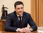 Михаил Ведерников поздравил газету «Коммуна» Дедовичского района с 90-летием 