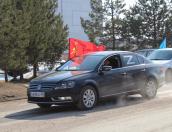 Автопробег «Мы вместе» в поддержку российских военнослужащих прошёл в Дедовичском районе 