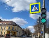 В Пскове заработал новый светофор 
