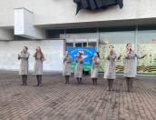В Великих Луках прошла акция в поддержку ВС России на Украине