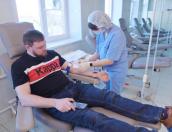 В День донора великолучане пришли на станцию переливания крови