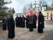 Студенты духовной семинарии поздравили владыку Тихона с днём памяти его небесного покровителя