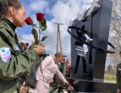 Монумент в память о погибших советских воинах установили в Невельском районе