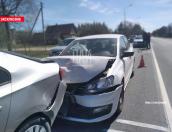 ДТП-«паровозик» произошло на трассе в Островском районе