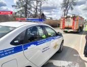 Публикуем видео с места ДТП с мопедом в Порхове