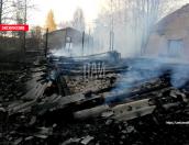 В Гдовском районе сгорело неэксплуатируемое здание