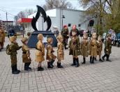 Посвящённую партизанскому движению композицию показали в Невеле
