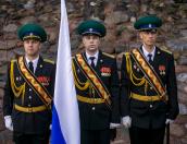Фоторепортаж: Торжественная церемония развода пограничных нарядов