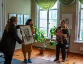 В Пушкинский Заповедник передан портрет советского писателя-пушкиниста
