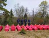 Останки 175 советских воинов перезахоронили в Новосокольническом районе