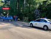 В Пушкинских Горах столкнулись Hyundai Solaris и Niva