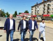 Псковский губернатор проконтролировал реконструкцию улицы Леона Поземского