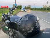 Публикуем видео с места ДТП с участием мотоцикла на Гдовском шоссе