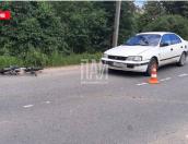 Ребёнок на велосипеде угодил под автомобиль в Стругах Красных 