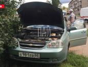 Пьяный водитель вылетел на тротуар на Гражданской улице 