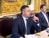 Михаил Ведерников и Владыка Тихон встретились с украинскими детьми, которые отдыхали в Псковской области