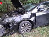 Водитель автомобиля вылетел в кювет в Опочецком районе 