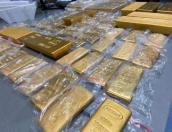 Контрабанду золотых слитков на 800 млн рублей пресекли в России