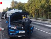 Водитель пострадал в результате наезда на дорожное препятствие 