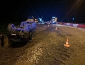 Водитель грузовика пострадал в результате ДТП в Плюсском районе 
