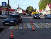 Водитель автомобиля Opel Vectra наехал на опору освещения в Себеже
