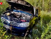 Автомобиль вылетел в кювет и опрокинулся в Невельском районе