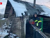 Пожарные ликвидировали возгорание бани 