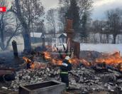 Жилой дом сгорел в деревне Борисово в Новосокольническом районе