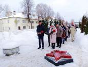 Жители Струг Красных отмечают 79-ю годовщину освобождения от фашистов