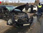 Ребёнок чудом уцелел в ДТП на дороге Псков - Гдов