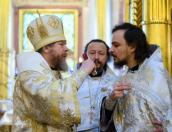 Божественная литургия прошла в Свято-Успенском монастыре