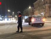 Пешеход угодил под колёса Nissan на площади Ленина