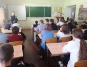 В Новоизборской школе рассказали о безопасности на дорогах
