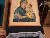 Икону Чирской Божьей Матери передали храму Дмитрия Солунского в Пскове