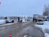 Видео с места крупного ДТП в Усвятском районе