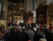 В Троицком соборе Пскова проходит пасхальное богослужение