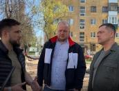 Михаил Ведерников проконтролировал ход капремонта улицы Яна Фабрициуса 