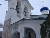 Реставрация церкви Николы Вратаря заканчивается в Псково-Печерском монастыре