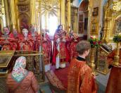Божественная литургия в честь Антипасхи прошла в Псково-Печерском монастыре