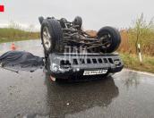 Водитель погиб в результате опрокидывания внедорожника в Печорском районе