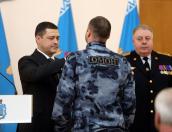 Псковским росгвардцейцам вручили государственные, региональные и ведомственные награды
