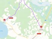 Движение большегрузов ограничено на дороге Заполье – Любенск – Вечаша
