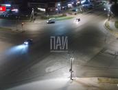 Камеры видеонаблюдения запечатлели наезд на пешехода в Пскове
