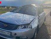 Водитель Geely пострадал в результате опрокидывания автомобиля в Псковском районе