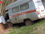 УАЗ съехал в кювет в Усвятском районе