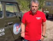«Народный фронт» передал военным из Острова два УАЗа и оборудование